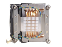 Refroidisseur de processeur actif 4U avec base en aluminium, ailettes et 5 tubes en cuivre, compatible Intel 115X/1700/2011 et AM4/AM5, PWM 4 broches, TDP 240W