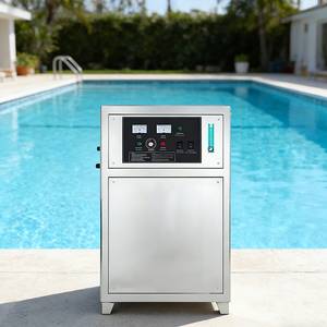 Generador <span class=keywords><strong>de</strong></span> Ozono <span class=keywords><strong>con</strong></span> Enfriamiento por <span class=keywords><strong>Agua</strong></span> <span class=keywords><strong>de</strong></span> 50 g/h para Tratamiento <span class=keywords><strong>de</strong></span> <span class=keywords><strong>Agua</strong></span> en Interiores y Exteriores, Piscinas, Parques Acuáticos, Spas y Jacuzzis - Product Image 1