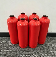 Bouteille de cylindre d'extincteur vide en acier au carbone sans soudure, taille personnalisée, certifiée, pour application de sécurité industrielle