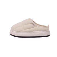 Pantoufles mules en peluche thermique Paul Frank pour femme, matelassées, à semelle épaisse antidérapante en EVA, pour intérieur et extérieur