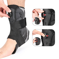 Attelle de cheville réglable avec support à ressort et prévention de la supination, stabilisateur de cheville unisexe pour la course, protection OEM