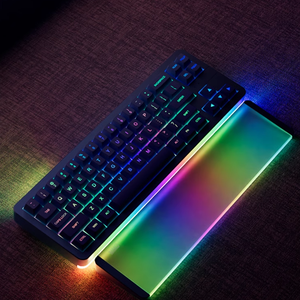 2024 acrylique givré repose-main 33CM <span class=keywords><strong>clavier</strong></span> en alliage d'aluminium repose-poignet <span class=keywords><strong>ergonomique</strong></span> <span class=keywords><strong>support</strong></span> de poignet 60% 70% <span class=keywords><strong>clavier</strong></span> - Product Image 6