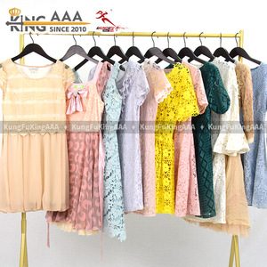 Robes Courtes en Coton Vintage pour Femmes KingAAA, Couleurs Assorties, Vêtements d'Occasion en Gros, Robes de Plage d'Été en Gros - Product Image 4