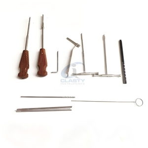 CLASTY INSTRUMENTS Kit d'instruments professionnels pour vis canulées, chirurgie orthopédique traumatique, fixation osseuse, kit chirurgical réutilisable - Product Image 1