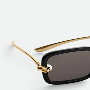 Bottega BV Rectangular Sunglasses Acetate Metal <b>Frame</b> UV Protection Fashion Eyewear for Men Women Veneta - Product Image 4
