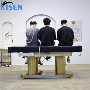 เฟอร์นิเจอร์ร้านเสริมสวย KISEN Black Gold เตียงนวดหน้า 4 มอเตอร์ เก้าอี้นวดหน้า เตียงสปาต่อขนตา ขายดี - Product Image 6