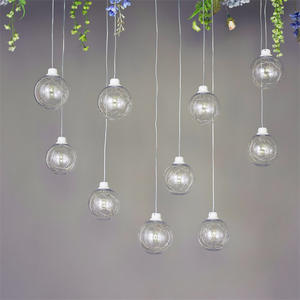 Lampe suspendue en fil de cuivre à 10 têtes de gypsophile, directement de l'usine, pour la décoration de lieux de <span class=keywords><strong>mariage</strong></span> et de festivals - Product Image 2