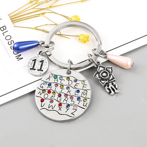 Prix <span class=keywords><strong>d</strong></span>'usine, vente en gros, porte-clés en alliage, bijoux, cadeaux, inspirés du <span class=keywords><strong>film</strong></span> Stranger Things, Europe, États-Unis, télévision - Product Image 2