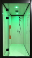 Sauna infrarouge extérieur pour la maison, cabine de sauna sec, hammam, douche vapeur, sauna infrarouge Balnéo, bain de vapeur fermé