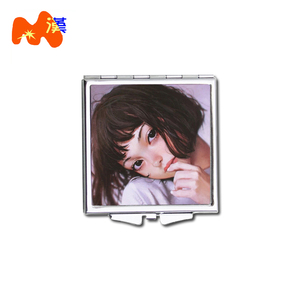Fairy Children's Magic Princess Commemorative Gift Daily Makeup Lightweight Advanced Anti Rust Sublimated Silver Square Mirror