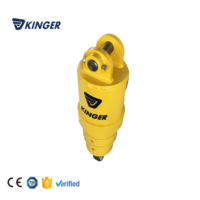 Machine de forage de trous dans la terre KINGER Mini Auger Drive pour excavatrice, chargeuse à chenilles
