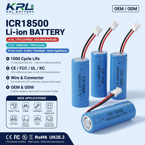 Sertifikasi USA CE KC Paket Baterai Lithium Ion Silinder 18650 3.7V 16.28Wh 4400mAh Katoda LiCoO2 1000 Siklus 12 Bulan - Product Image 1
