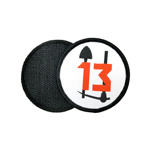 Lá chắn hình dạng thêu biểu tượng tùy chỉnh dệt tag phù hiệu Khóa Cạnh dệt Áo sơ mi các bản vá lỗi - Product Image 6