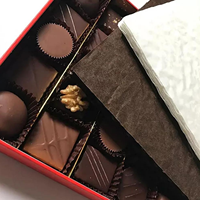 Doublures en papier pour bonbons et biscuits de qualité alimentaire, impression personnalisée en couleur, emballage alimentaire écologique et biodégradable