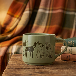 แก้วกาแฟพอร์ซเลนลายการ์ตูนแมวและสุนัขน่ารัก วาดด้วยมือ ขายดี ใช้กับไมโครเวฟและเครื่องล้างจานได้ เหมาะสำหรับใช้ในบ้าน สำนักงาน ห้องครัว หรือเป็นของขวัญ - Product Image 4