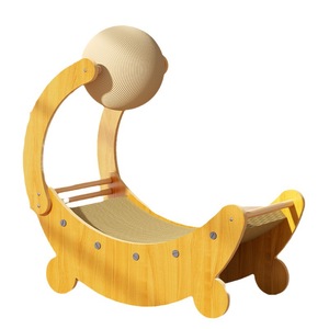 <strong>Cat</strong> Scratch Board With Sisal Ball Kitten Indoor <strong>Climbing</strong> <strong>Frame</strong> Scratching Pad <strong>Cat</strong> Bed 2 in 1 Durable Scratcher Toy - Product Image 1
