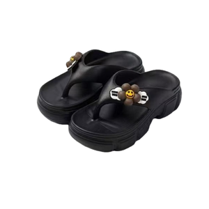 Yearning Women Eva Odor Proof Waterproof Breathable <b>Light</b> Weight Home for Thick Soled <b>Clip</b> Toe Sunflower Flip-flops All Seasons - Product Image 6