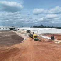 Nave Industrial de Gran Envergadura con Estructura de Acero, Edificio Antisísmico, Alta Resistencia al Viento, Acero Q355B, Diseño Tradicional 20+