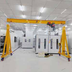 높이 조절이 가능한 갠트리 크레인 2Ton 5Ton 이동식 갠트리 크레인 휠 브레이크 장치로 안전 향상 - Product Image 2