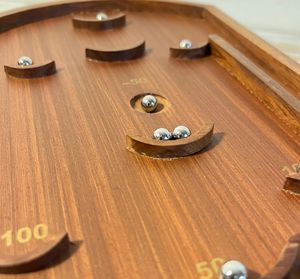 Classique Vintage Table Trifle Jeu Rétro Multi-Jeu Divertissement Avec Shuffleboard Pinball <span class=keywords><strong>Bagatelle</strong></span> Flick Stick pour - Product Image 5