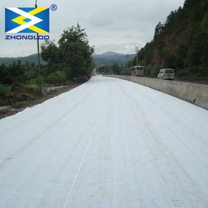 Filtro de geotextil no tejido blanco y negro, aguja de fibra de filamento largo, geotextil no tejido perforado para ferrocarril de carretera - Product Image 2