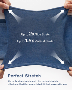 High Waisted Bleach Wash Wide Leg Jeans Women Vintage Baggy Denim Pants Casual Loose Fit Stretch Trousers Streetwear Y2K <strong>Fashion</strong> - Product Image 5