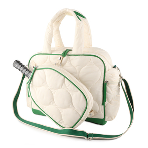 <span class=keywords><strong>Sac</strong></span> de <span class=keywords><strong>sport</strong></span> matelassé en nylon pour raquettes de badminton, pickleball et <span class=keywords><strong>tennis</strong></span> pour femmes - Product Image 1