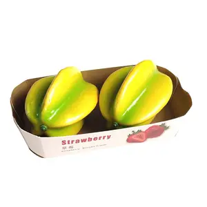 苹果草莓橙色菠萝保护盒番茄托盘盒定制新鲜水果包装