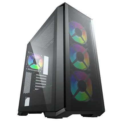 ATX Full-tower ARGB lighting Removable metal front panel with Ultra-Fine mesh perforation gaming computer case