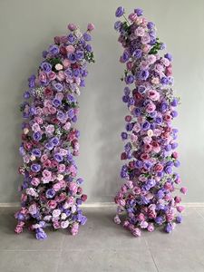 Set di Piante Artificiali Floreali Facili da Montare e Ripiegare per la Conservazione Fiori con Supporto per Decorazioni di Matrimoni ed Eventi - Product Image 3
