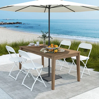 Chaise pliante portable en résine blanche avec structure métallique empilable pour événements intérieurs et extérieurs, mariages et salons – Vente en gros
