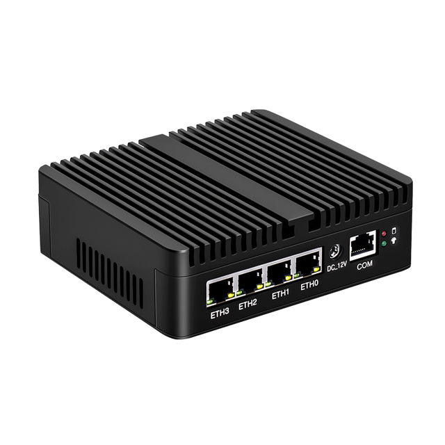 12th Gen N100 PfSense Firewall N5105 Router 4x I225 I226 2.5G LAN 2xDDR4 NVMe Industrial Fanless Mini PC 4 Usb OPNsense PVE ESXi