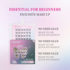 Extensions de cils Volume faites à <span class=keywords><strong>la</strong></span> main en cheveux synthétiques <span class=keywords><strong>6</strong></span> rangées prédécoupées segmentées DIY Lash Sets - Product Image 5