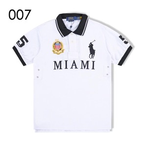 เสื้อโปโลชาย 100% ผ้าฝ้าย คุณภาพสูง ปักโลโก้ตามสั่ง เสื้อยืดลำลอง Ralphes เสื้อโปโล City Laurenes - Product Image 1