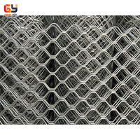 Grille de sécurité intérieure en maille d'aluminium expansée, revêtue de poudre, pour la décoration des bâtiments