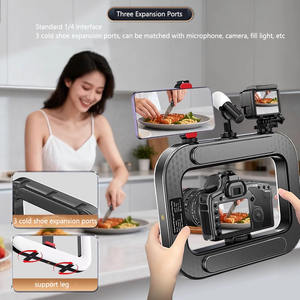 Aro de Luz LED RGB Portátil Recargable <span class=keywords><strong>para</strong></span> Transmisión en Vivo con Teléfono Móvil, Iluminación <span class=keywords><strong>para</strong></span> Fotografía, Selfie y Jaula de Conejos - Product Image 3