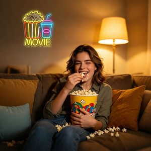 Movie Letreros Neon LED dimmable USB powered ambient <b>light</b> store <b>window</b> decoration <b>light</b> street indicator <b>light</b> landscape <b>light</b> - Product Image 4