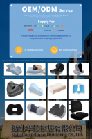 Almohada Cervical Ergonómica Ortopédica en Forma de U para Soporte del Cuello, Espuma Viscoelástica, para Dormir, con Funda Extraíble y Lavable