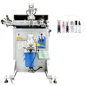 Dm Cosmetische Fles Zeefdruk Machine Beker Plastic Deksel Drukmachine Full Color Zijde Drukmachine