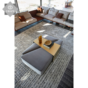 Table d'angle de canapé du salon style nordique, petite table basse, moderne, élégante, légère, en tissu de luxe, basse, <span class=keywords><strong>meuble</strong></span> de thé, d'appartement - Product Image 3