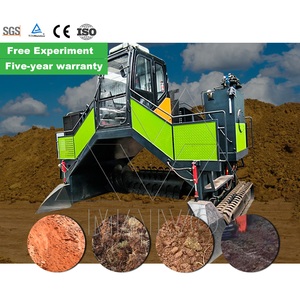 Máquina volteadora de compost tipo diésel para residuos agrícolas a la venta Máquina volteadora de compost tipo ranura de estiércol de pollo - Product Image 6