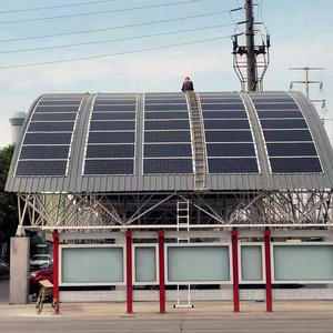Modules photovoltaïques légers pour l'installation sur toiture, type BIPV PV, panneaux solaires flexibles mono 600W pour usage domestique - Product Image 1