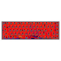 Teclado mecánico de 2 capas y 68 teclas, placa de circuito electrónico PCB SMT, Teclado mecánico 65%