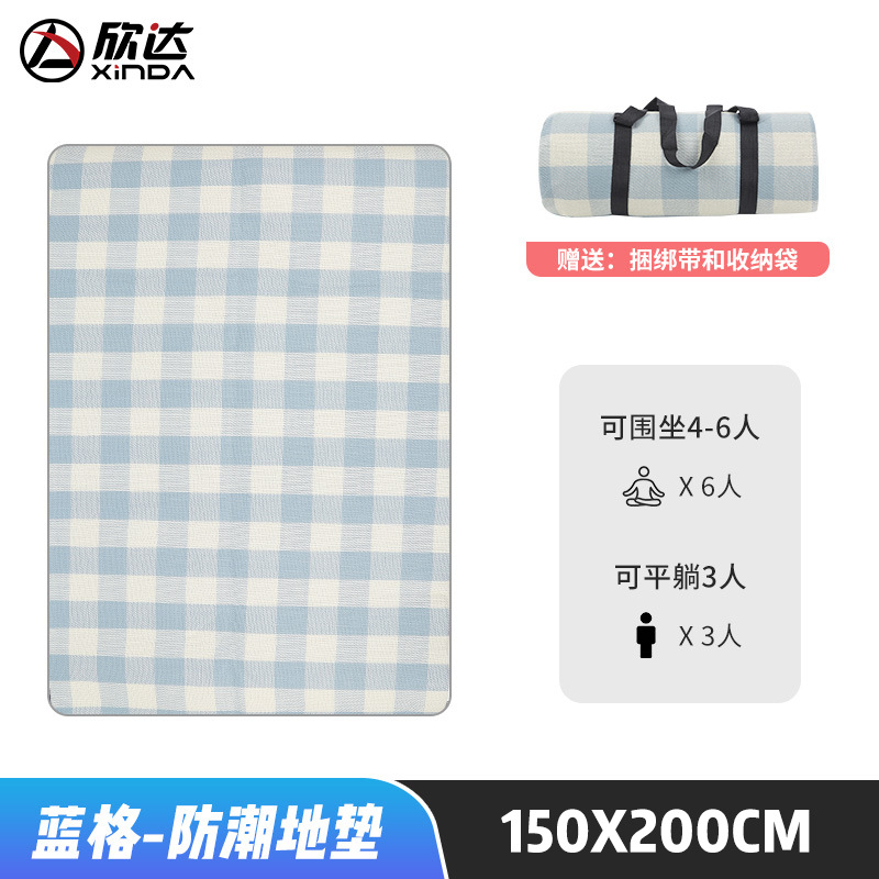 Blue plaid [150x200cm]