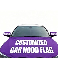 Funda para Capó de Coche Personalizada de Alta Calidad con Impresión por Sublimación, 100% Poliéster Elástico, Impermeable y Ecológico, para SUV, Camioneta y Deportes