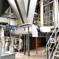 Machine à fabriquer de la poudre détergente avec des buses d'atomisation haute pression