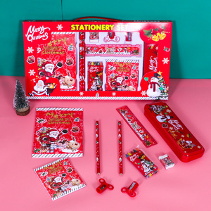 Conjunto de papelería de dibujos animados para niños, regalo de cumpleaños de Navidad para jardín de infantes para estudiantes, suministros de aprendizaje de calidad en una caja de regalo - Product Image 3