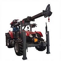 Plataforma de Perforación Rotatoria para Tractor Todoterreno de 300M de Profundidad, para Terrenos Agrícolas, con Componentes de Motor Principales, en Oferta