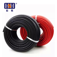 H1Z2Z2-K DC PV-Kabel 4MM 6MM Rot Schwarz XLPO-Isolierung Photovoltaik-Kabel Verzinntes Kupfer UV-Beständiges Solarkabel