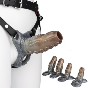 Venta al por mayor: Funda de pene hueca con correa de pulpo, extensor de pene, anillo para pene, funda para pene, juguetes sexuales masculinos para adultos - Product Image 1
